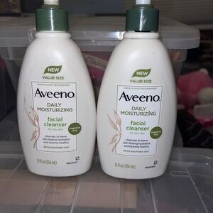 AVEENO Daily Moisturizing Facial Cleanser with Soothing Oat, 12 Fl. Oz